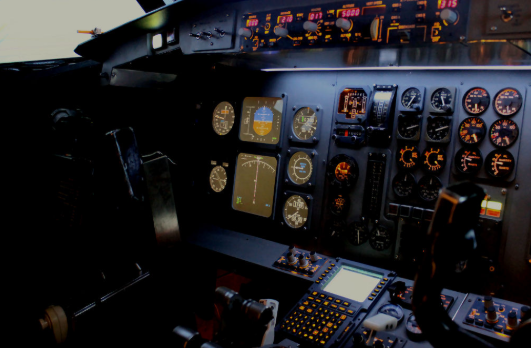 Dubbelpass airlinersimulator